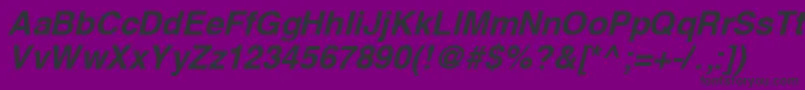 Yoxallbi Font – Black Fonts on Purple Background