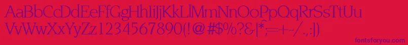 NoveltyRegularDbフォントについての詳細 フォントNoveltyRegularDb – 赤い背景に紫のフォント