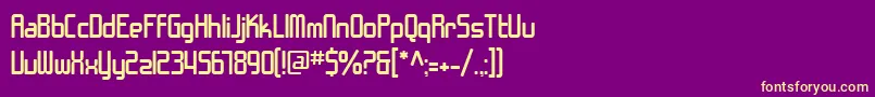 Подробнее о шрифте SfChromeFenders Шрифт SfChromeFenders – жёлтые шрифты на фиолетовом фоне