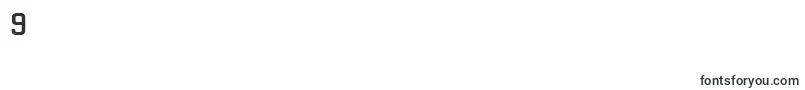 CentrumMediumRegular-Schriftart – Schriften für die Ziffer 9