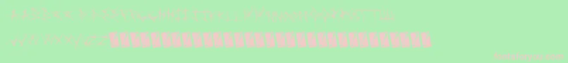 Metalchakra Font – Pink Fonts on Green Background