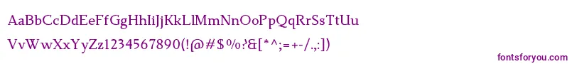 TehutiBold Font – Purple Fonts on White Background