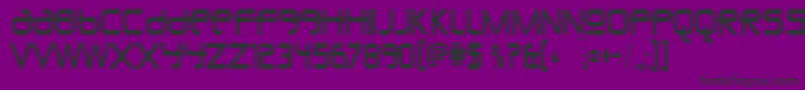 UnioncityblueRegular Font – Black Fonts on Purple Background