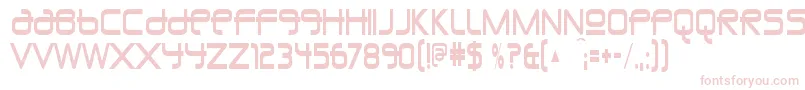 UnioncityblueRegular Font – Pink Fonts on White Background