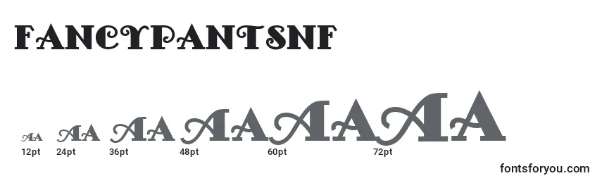 Fancypantsnf Font Sizes