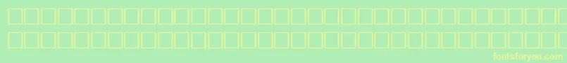 AlKharashi51 Font – Yellow Fonts on Green Background