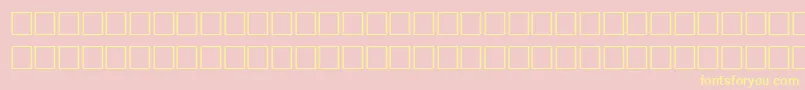 AlKharashi51 Font – Yellow Fonts on Pink Background