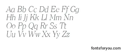 ClearfaceserialXlightItalic-fontti