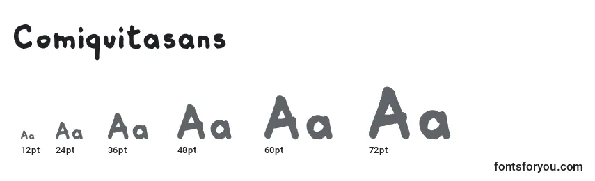 Comiquitasans Font Sizes