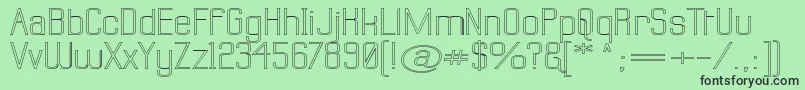 Labtswo Font – Black Fonts on Green Background