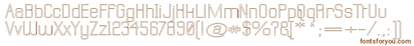 Labtswo Font – Brown Fonts on White Background