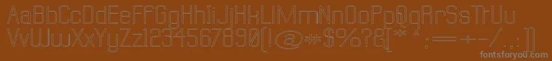 Labtswo Font – Gray Fonts on Brown Background