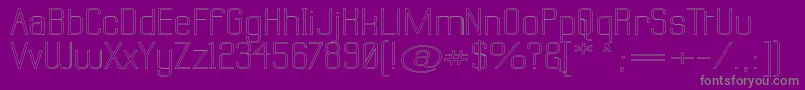 Шрифт Labtswo – серые шрифты на фиолетовом фоне