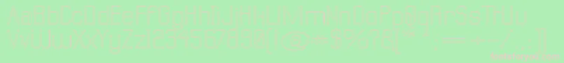 Labtswo Font – Pink Fonts on Green Background