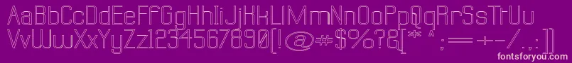 Labtswo Font – Pink Fonts on Purple Background