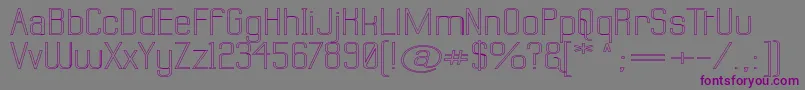 Labtswo Font – Purple Fonts on Gray Background