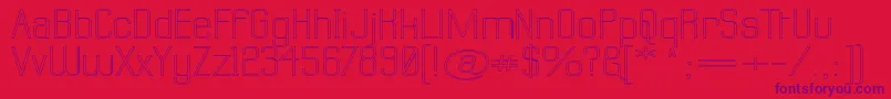 Labtswo Font – Purple Fonts on Red Background