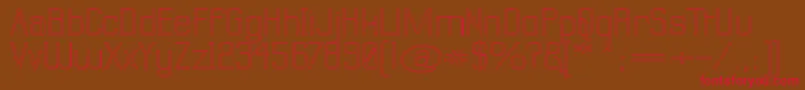 Labtswo Font – Red Fonts on Brown Background
