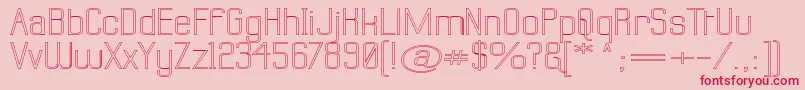 Labtswo Font – Red Fonts on Pink Background