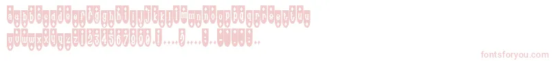 Popde Font – Pink Fonts on White Background