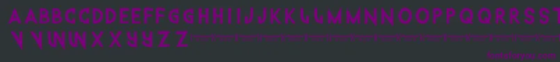 Intothegatorpit Font – Purple Fonts on Black Background