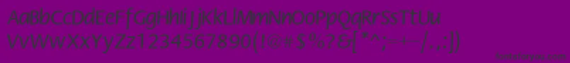 Шрифт Flwn – чёрные шрифты на фиолетовом фоне