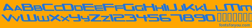 Подробнее о шрифте OuterLimitsSolidExtendedItalic Шрифт OuterLimitsSolidExtendedItalic – синие шрифты на оранжевом фоне