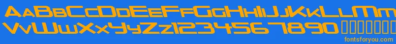 En savoir plus sur la police OuterLimitsSolidExtendedItalic Police OuterLimitsSolidExtendedItalic – polices orange sur fond bleu