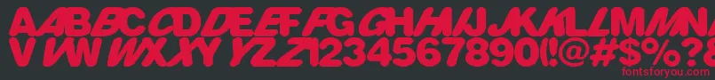 More about RounderMultistyled Font RounderMultistyled Font – Red Fonts on Black Background