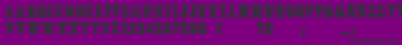 En savoir plus sur la police Broadcasttitling Police Broadcasttitling – polices noires sur fond violet