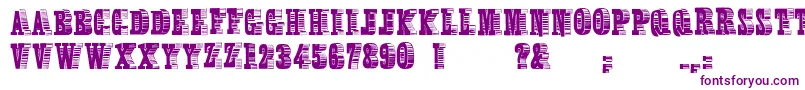 Weitere Informationen zur Broadcasttitling-Schriftart Broadcasttitling-Schriftart – Violette Schriften