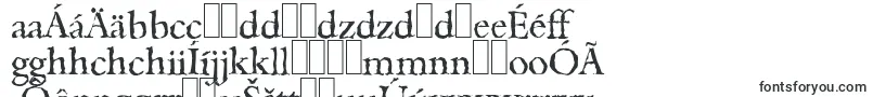 フォントBambergrandomRegular – スロバキアのフォント