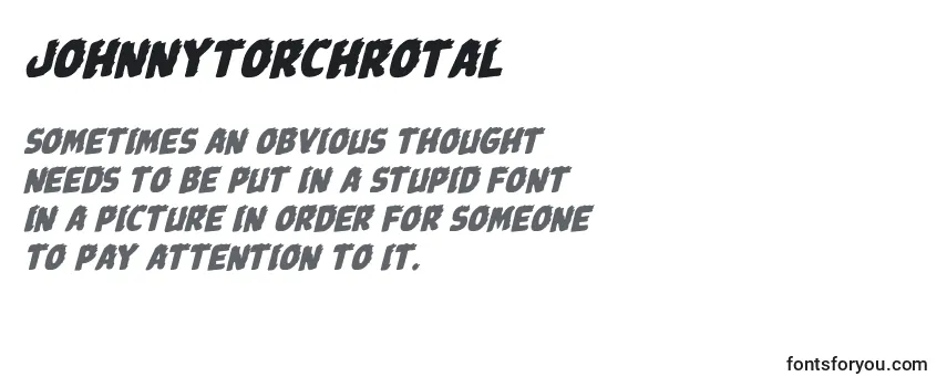 Johnnytorchrotal Font