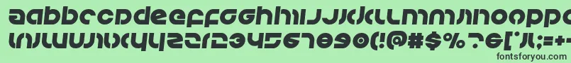 Kovacssemital Font – Black Fonts on Green Background