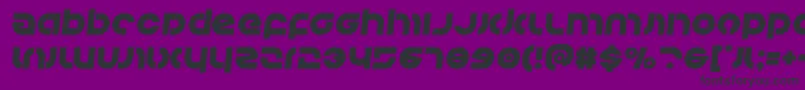 Kovacssemital Font – Black Fonts on Purple Background