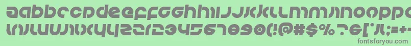 Kovacssemital Font – Gray Fonts on Green Background