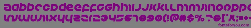 Kovacssemital Font – Purple Fonts on Gray Background