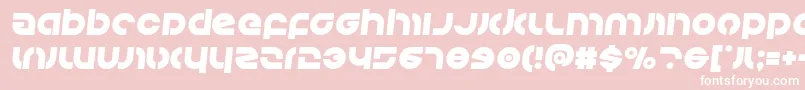 Kovacssemital Font – White Fonts on Pink Background