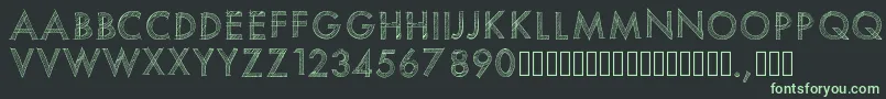 fuente Pwscratchedfont – Fuentes Verdes Sobre Fondo Negro