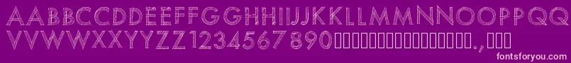 En savoir plus sur la police Pwscratchedfont Police Pwscratchedfont – polices roses sur fond violet