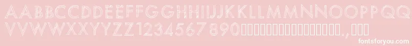 fuente Pwscratchedfont – Fuentes Blancas Sobre Fondo Rosa