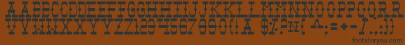 Tomb Font – Black Fonts on Brown Background