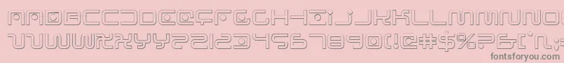 Sagano Font – Gray Fonts on Pink Background