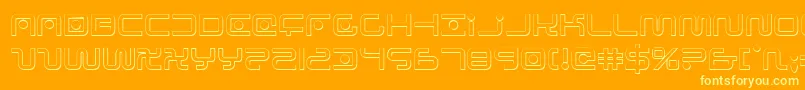 More about Sagano Font Sagano Font – Yellow Fonts on Orange Background