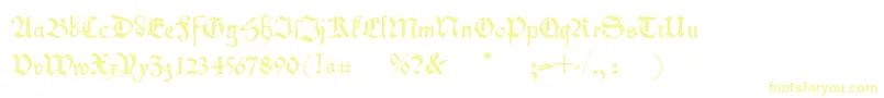 Kleinschwabach-fontti – keltaiset fontit