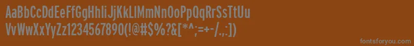 Más sobre la fuente PftransitcompressedBold fuente PftransitcompressedBold – Fuentes Grises Sobre Fondo Marrón