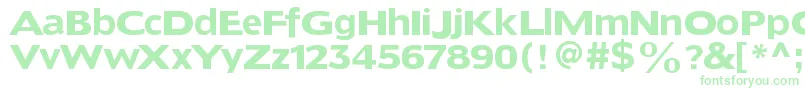 Doradoheadline Font – Green Fonts on White Background