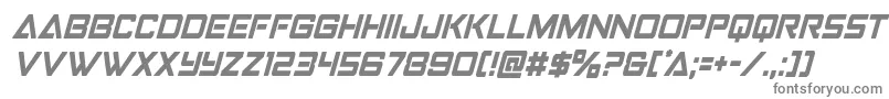 Шрифт Strikefightercondital – серые шрифты на белом фоне