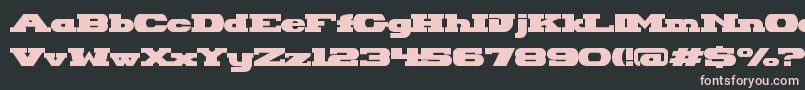 HackneyBlockRegular Font – Pink Fonts on Black Background