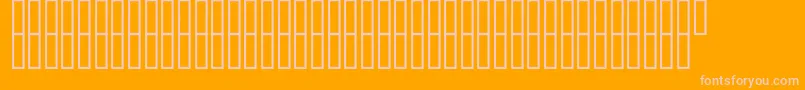 McsTopazHighSpoted Font – Pink Fonts on Orange Background